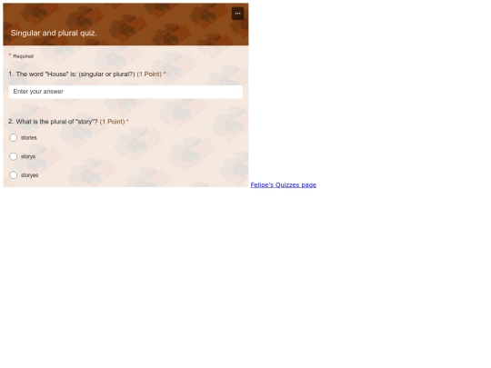 Quiz1 screenshot