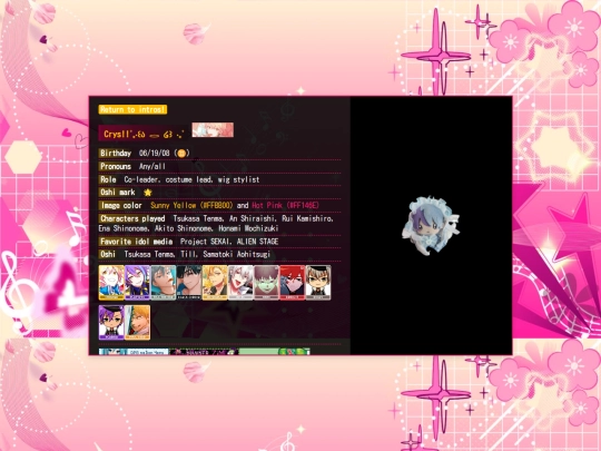 introCrys screenshot