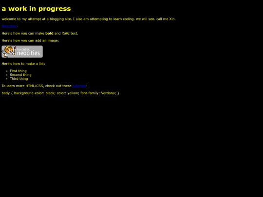 index screenshot