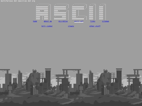 ascii screenshot
