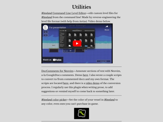 utilities/utilities screenshot