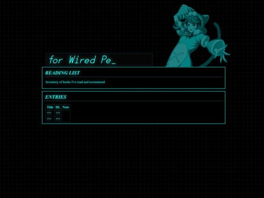 list screenshot
