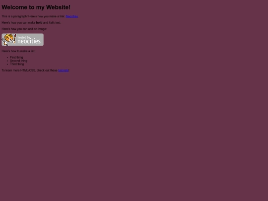 links screenshot