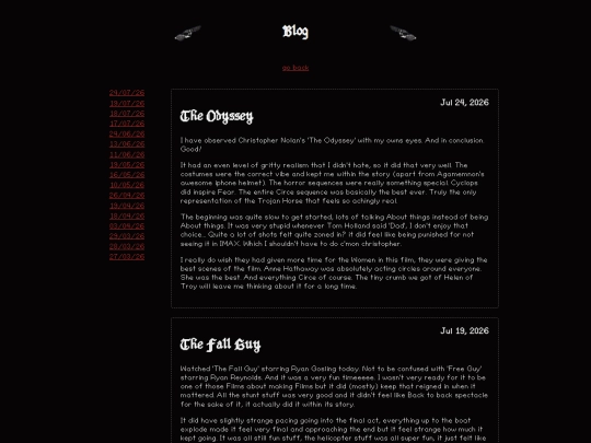 blog screenshot