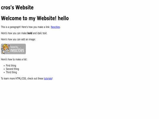 index screenshot