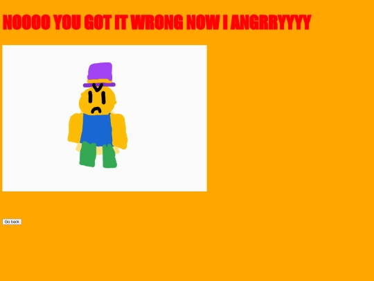 WRONG screenshot