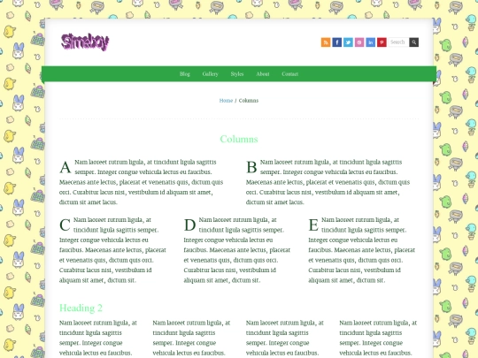 columns screenshot