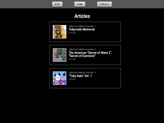 articles screenshot