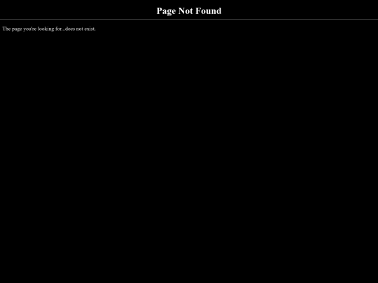 not_found screenshot