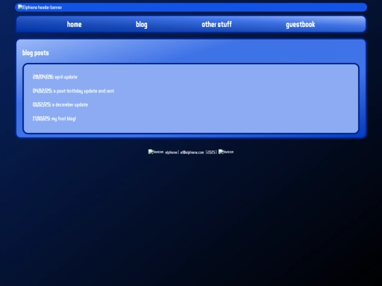 blog screenshot