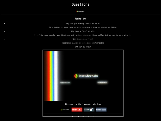 questions screenshot