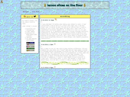 microblog screenshot