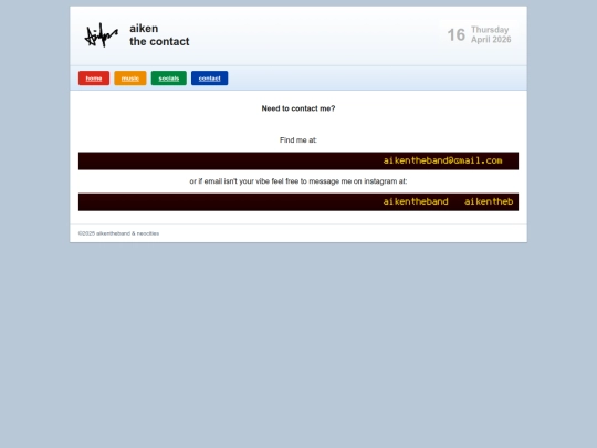 contact screenshot
