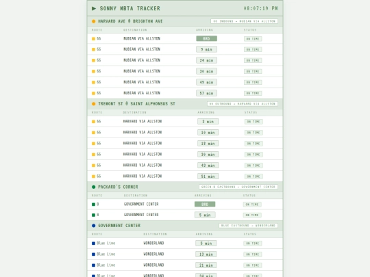 sonnytraintracker screenshot