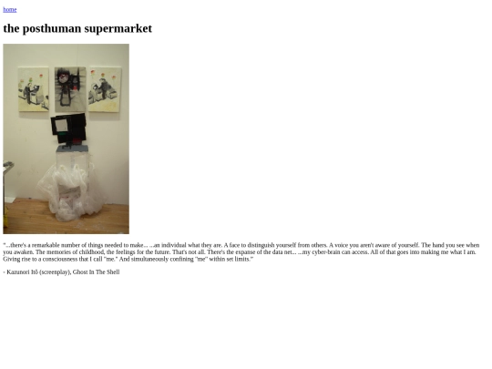 theposthumansupermarket/theposthumansupermarket screenshot