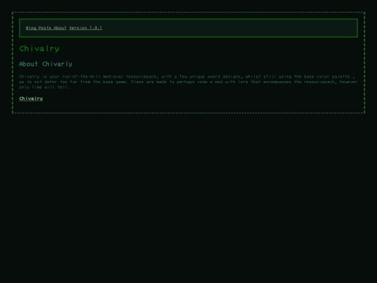 html/chivarly screenshot