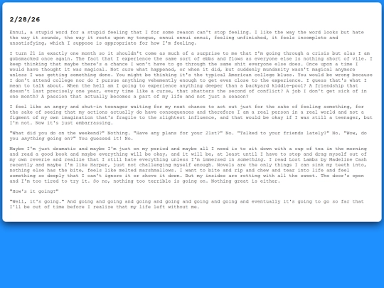 blog screenshot