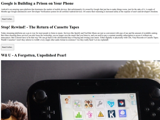 library/articles screenshot