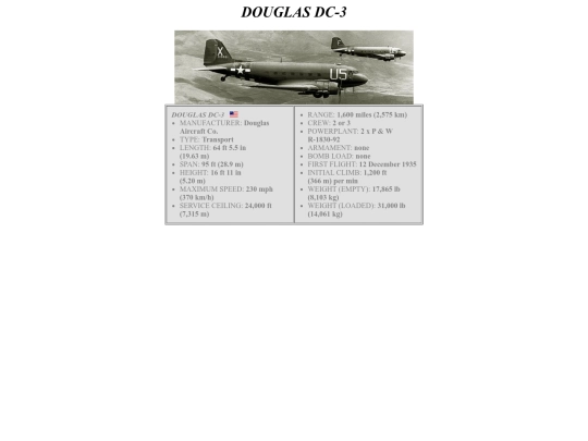 hardware/aircraft/Douglas_DC-3 screenshot