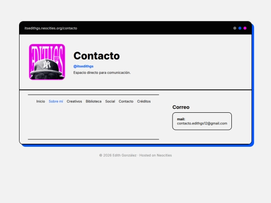 pages/contact screenshot