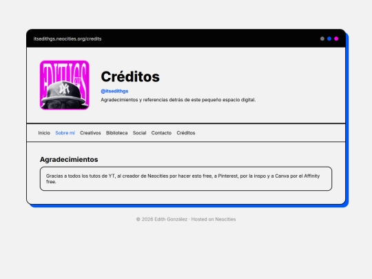 pages/credits screenshot