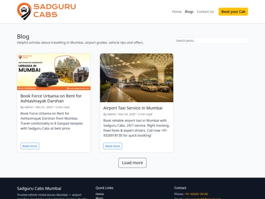 blogs screenshot