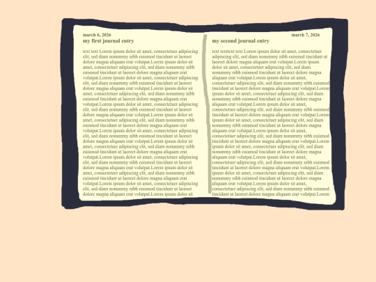 blog/journal screenshot