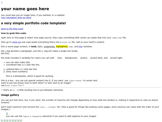 index screenshot