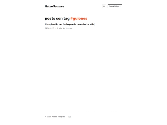 tags/guiones screenshot