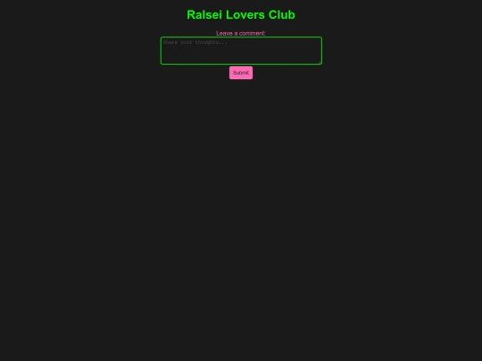 test screenshot