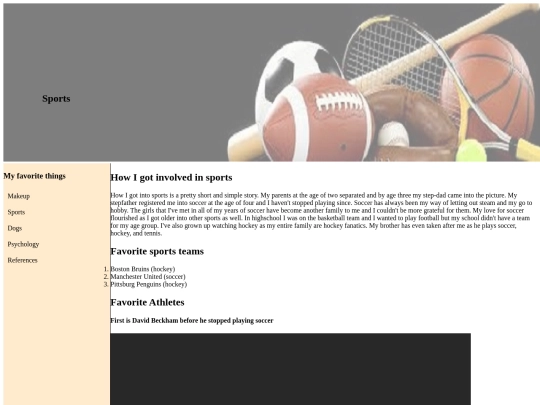 sports screenshot