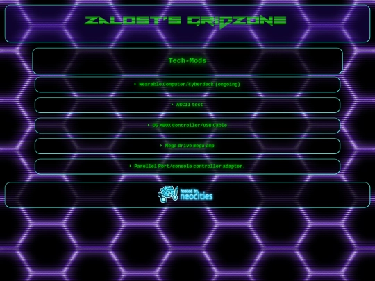 Techmodstest screenshot