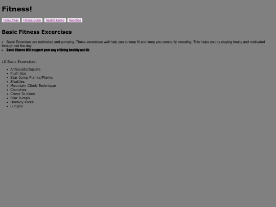 BasicFitness screenshot