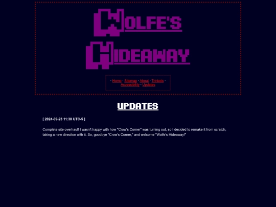 Updates screenshot