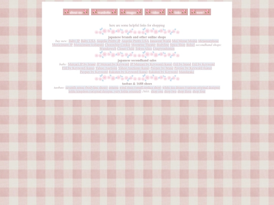 links screenshot