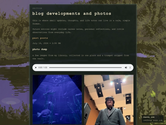blog screenshot