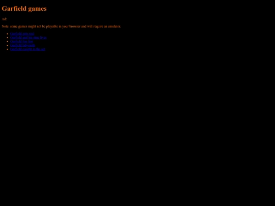 games screenshot