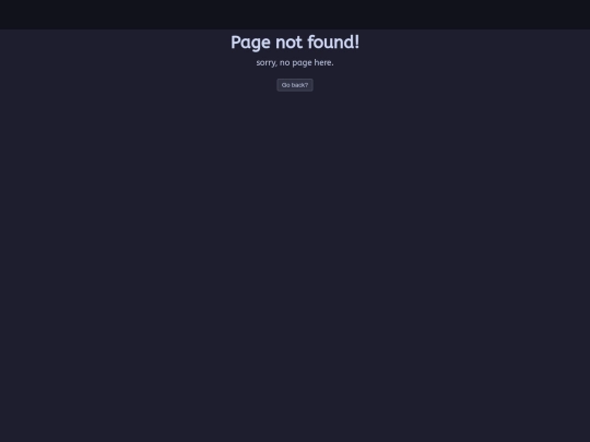 not_found screenshot