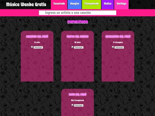 MUSICA/chonguinada screenshot