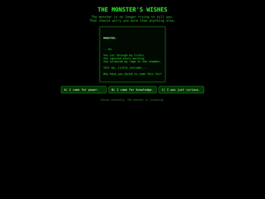 monsterswishes screenshot