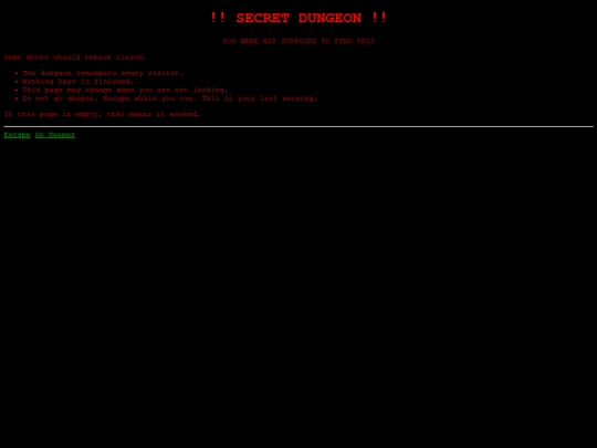 secrets screenshot