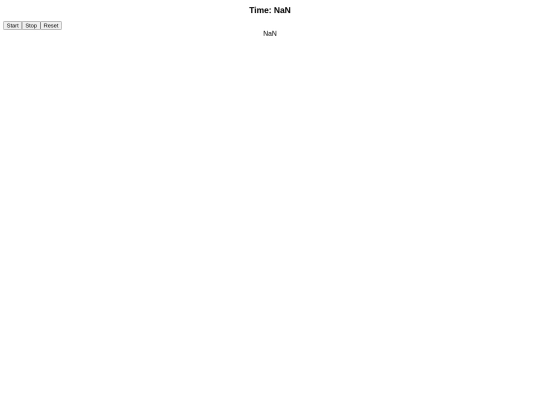 Timer screenshot
