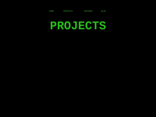 projects screenshot