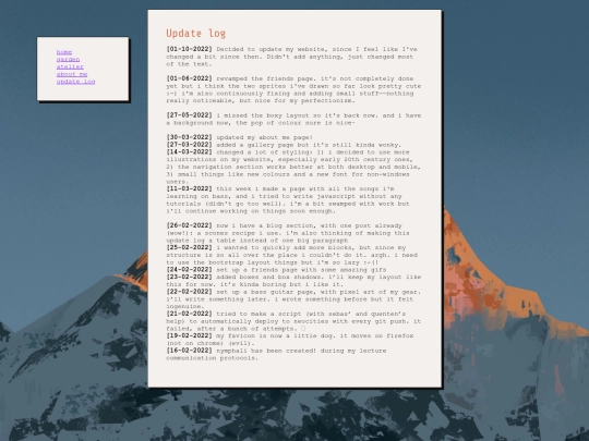 updates screenshot
