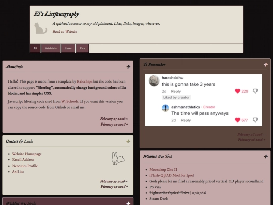 bedroom/lists screenshot