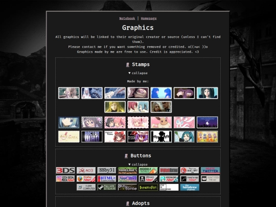 notebook/collections screenshot