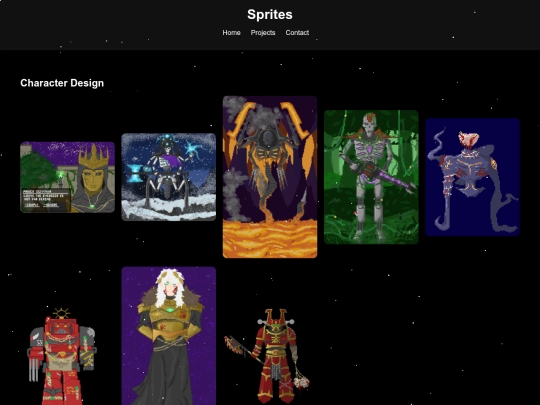 projects screenshot