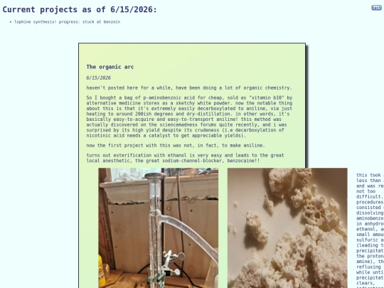 chemblog screenshot