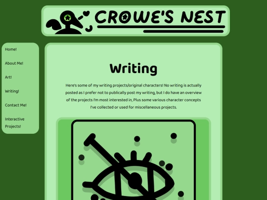 writing screenshot