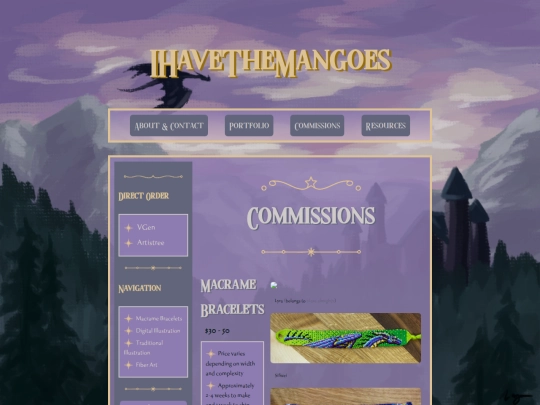 commissions screenshot